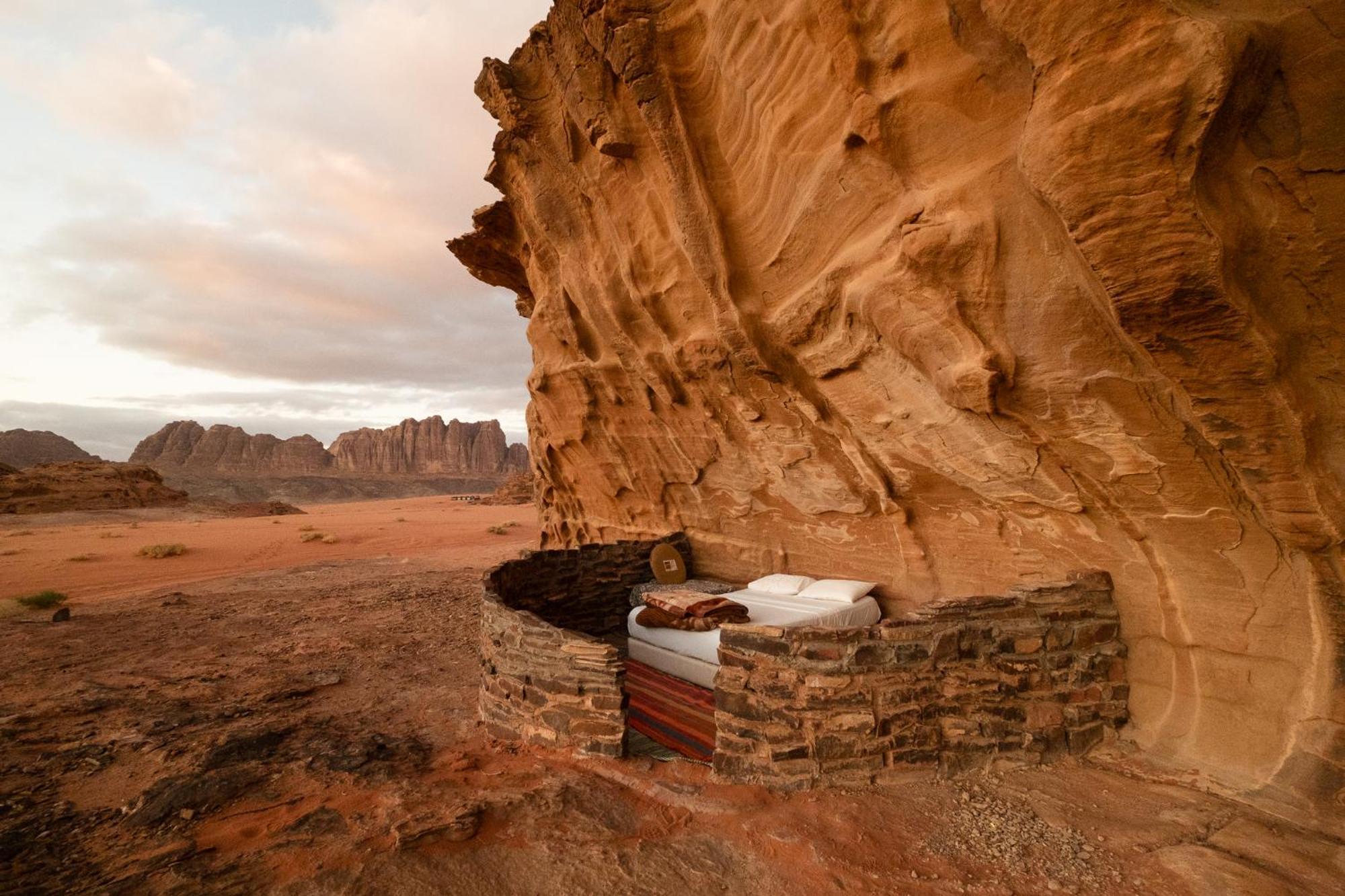 Wadi Rum Cave Camping Exterior foto