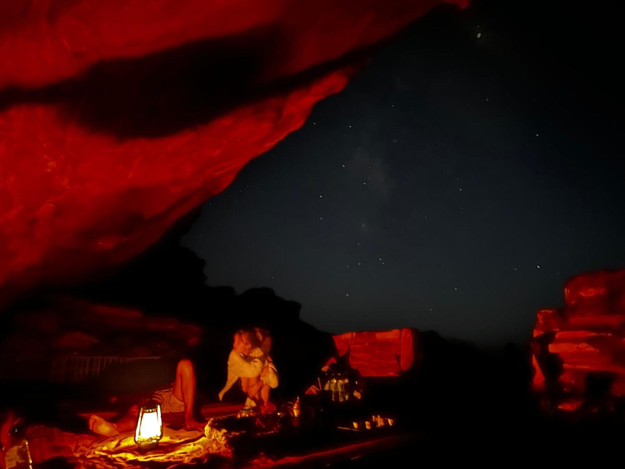 Wadi Rum Cave Camping Exterior foto