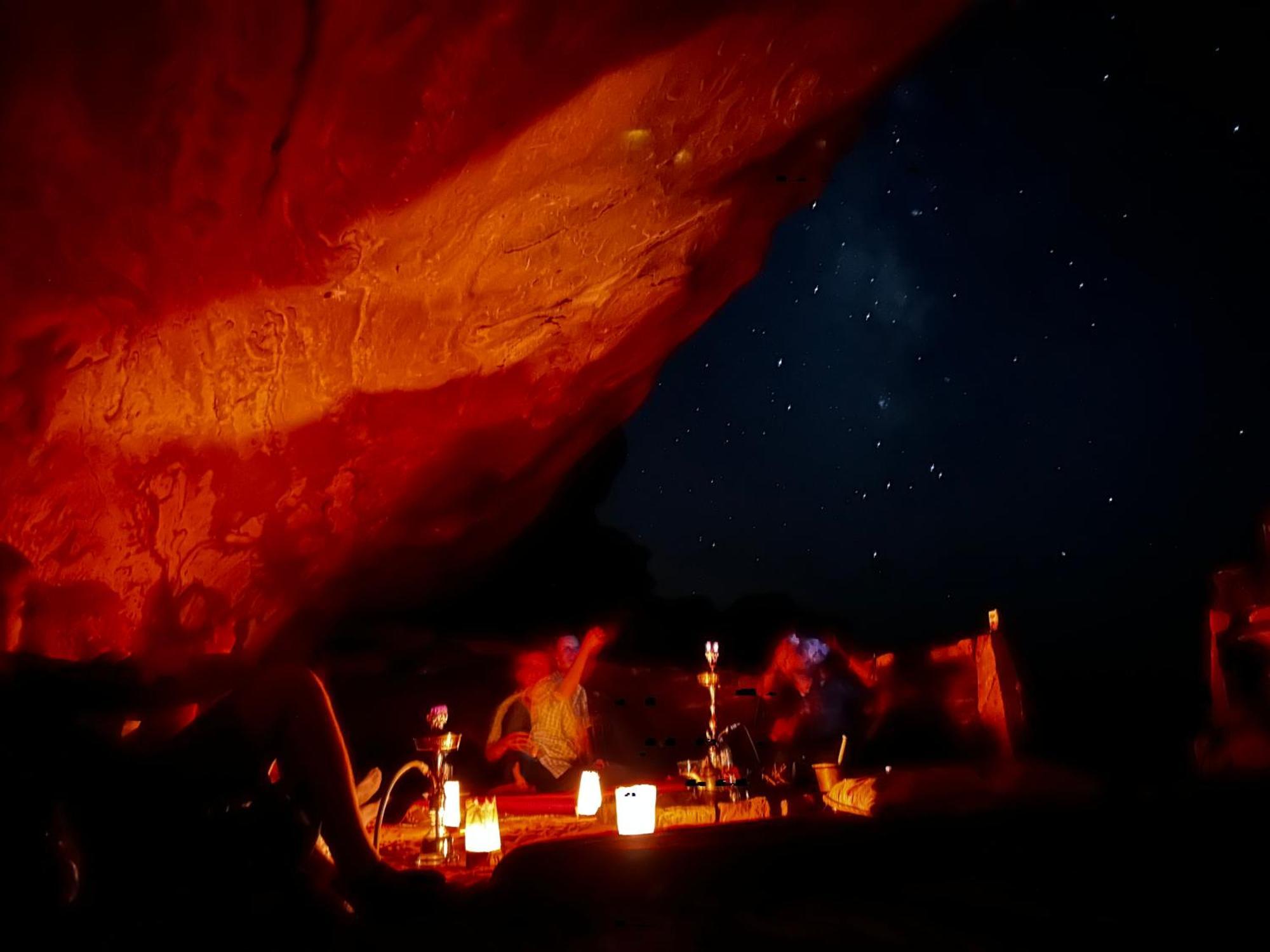 Wadi Rum Cave Camping Exterior foto